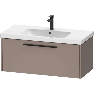 Duravit D-Code Waschtischunterschrank - Basalt Matt, 984x400x460 mm, Diamantschwarz Griff - Waschtischunterschrank Duravit D-Code Waschtischunterschrank - Basalt Matt, 984x400x460 mm, Diamantschwarz Griff - Waschtischunterschrank