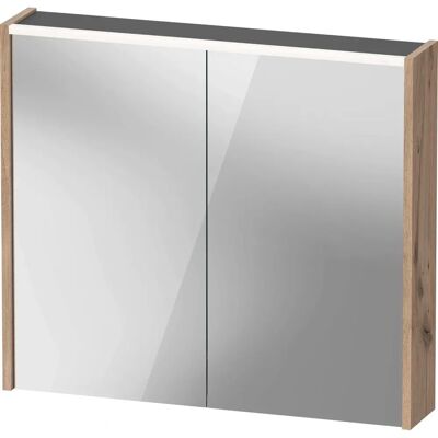 Duravit D-Code Spiegelschrank - Eiche Marmoriert Matt - 2 Türen - LED-Licht Duravit D-Code Spiegelschrank - Eiche Marmoriert Matt - 2 Türen - LED-Licht