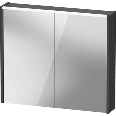 Duravit Graphit Matt Spiegelschrank mit LED - Spiegelschrank Duravit Graphit Matt Spiegelschrank mit LED - Spiegelschrank