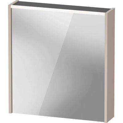 Duravit D-Code Badspiegelschrank - Taupe Matt, LED, 650x700mm Duravit D-Code Badspiegelschrank - Taupe Matt, LED, 650x700mm