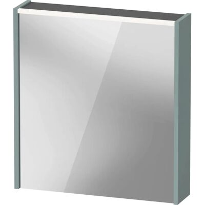 Duravit D-Code Spiegelschrank - LED, 1 Tür, Fjordgrün Matt, 650x700mm - Mirror Cabinet Duravit D-Code Spiegelschrank - LED, 1 Tür, Fjordgrün Matt, 650x700mm - Mirror Cabinet