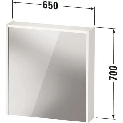 Duravit D-Code Basalt Matt LED Spiegelschrank - Spiegelkasten Duravit D-Code Basalt Matt LED Spiegelschrank - Spiegelkasten