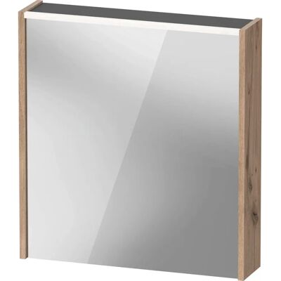 Duravit D-Code Spiegelschrank - Eiche Marmoriert, LED, 650x700mm Duravit D-Code Spiegelschrank - Eiche Marmoriert, LED, 650x700mm
