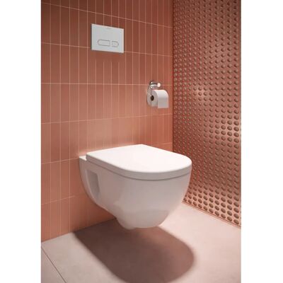 Duravit D-Code WC-Sitz - Edelstahl-Scharniere, Schnellabnehmbar Duravit D-Code WC-Sitz - Edelstahl-Scharniere, Schnellabnehmbar