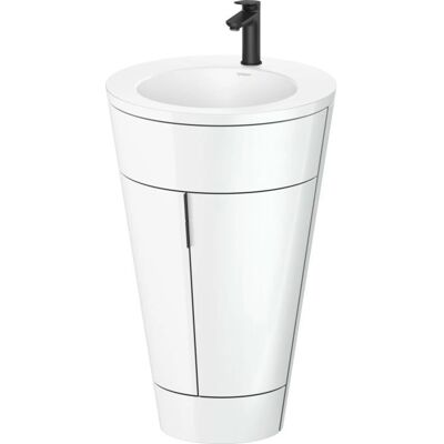 Duravit Starck 1 - Keramik Weiß Matt, Innenbeleuchtung - Waschtisch-Set Duravit Starck 1 - Keramik Weiß Matt, Innenbeleuchtung - Waschtisch-Set