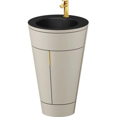 Duravit Starck 1 c-bonded Waschtisch-Set - Badezimmermöbel Duravit Starck 1 c-bonded Waschtisch-Set - Badezimmermöbel