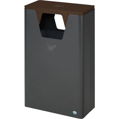 VAR 60L Recipiente de reciclagem em aço para exteriores VAR 60L Recipiente de reciclagem em aço para exteriores