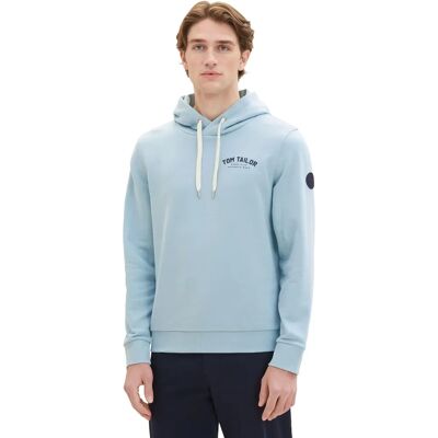 Tom Tailor menta polverosa M felpa con cappuccio - Hoodie Tom Tailor menta polverosa M felpa con cappuccio - Hoodie