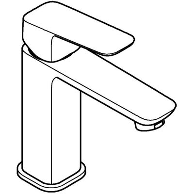Grohe Cubeo Waschtischarmatur - Einhand, Push-Open, Matt Schwarz - Waschtischmischer Grohe Cubeo Waschtischarmatur - Einhand, Push-Open, Matt Schwarz - Waschtischmischer