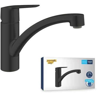 Grifo de Cocina Grohe Start - una manija, giratorio, negro mate Grifo de Cocina Grohe Start - una manija, giratorio, negro mate