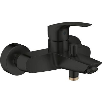 Grohe Eurosmart Badarmatur - Keramikkartusche, 20 l/min, Matt Schwarz Grohe Eurosmart Badarmatur - Keramikkartusche, 20 l/min, Matt Schwarz