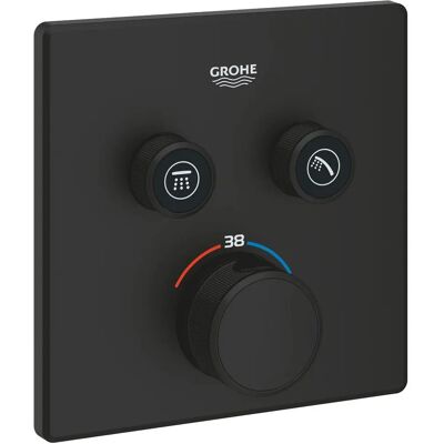 Grohe SmartControl Thermostat - Schwarz - Bad & Dusche - Unterputz Grohe SmartControl Thermostat - Schwarz - Bad & Dusche - Unterputz