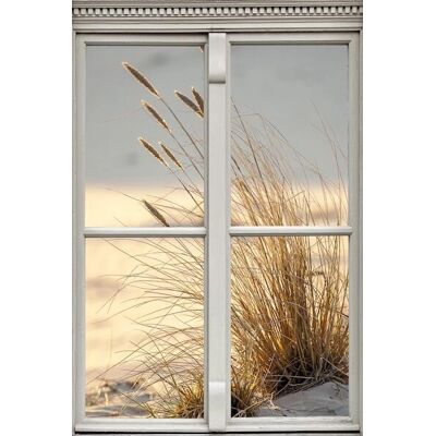QUEENCE Düne Wandbild - 60x90cm Natur Leinwand QUEENCE Düne Wandbild - 60x90cm Natur Leinwand