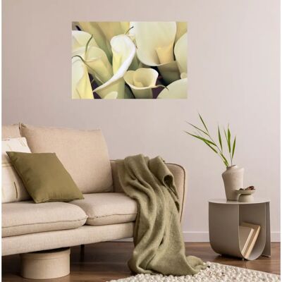 QUEENCE Love Wandsticker - 120x80cm, Weiß, Wiederverwendbar, Selbstklebend - Wanddekoration QUEENCE Love Wandsticker - 120x80cm, Weiß, Wiederverwendbar, Selbstklebend - Wanddekoration