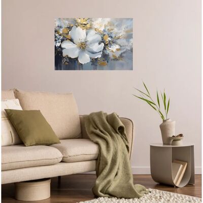 QUEENCE Graue Blumen Wandtattoo - Wanddeko QUEENCE Graue Blumen Wandtattoo - Wanddeko
