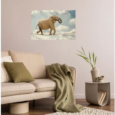 QUEENCE Elefanten Wandtattoo - 150x90cm Wandaufkleber - Wiederverwendbar QUEENCE Elefanten Wandtattoo - 150x90cm Wandaufkleber - Wiederverwendbar