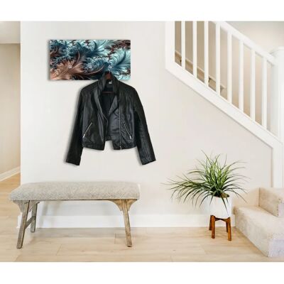 Queence Feather Braune Wandgarderobe - Wandgarderobe Queence Feather Braune Wandgarderobe - Wandgarderobe