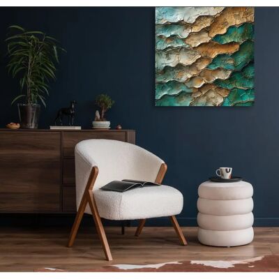 QUEENCE - Abstraktes Mosaik - 50x50 - Acrylglasbild QUEENCE - Abstraktes Mosaik - 50x50 - Acrylglasbild