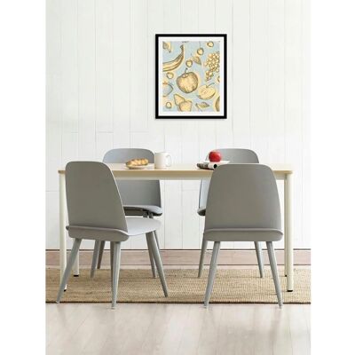 QUEENCE - Elijah - gelb - 40 cm x 50 cm - Kunstdruck QUEENCE - Elijah - gelb - 40 cm x 50 cm - Kunstdruck