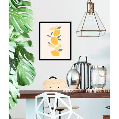 QUEENCE - Citrus Dream - Gelb - 30x40 cm - Wandbild QUEENCE - Citrus Dream - Gelb - 30x40 cm - Wandbild