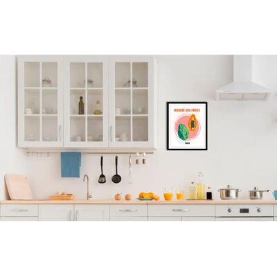QUEENCE - Paris - 30x40 cm - Gerahmt - Wandbild QUEENCE - Paris - 30x40 cm - Gerahmt - Wandbild