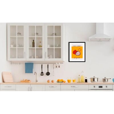 QUEENCE - Pomegranate - 30x40 cm - Gerahmt - Wandbild QUEENCE - Pomegranate - 30x40 cm - Gerahmt - Wandbild