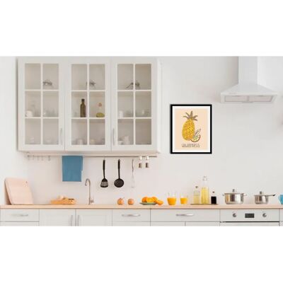 QUEENCE - Wilderness - Beige - 40x50 cm - Gerahmter Druck QUEENCE - Wilderness - Beige - 40x50 cm - Gerahmter Druck