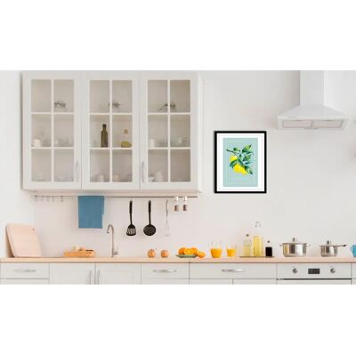 QUEENCE - Lemon - 40 cm x 50 cm - Hochformat - Wandbild QUEENCE - Lemon - 40 cm x 50 cm - Hochformat - Wandbild