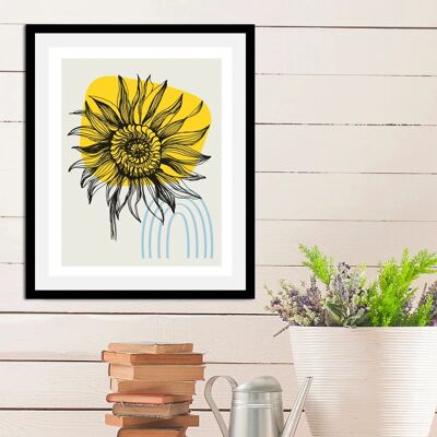 QUEENCE - Sunny Bilder - 40x50 cm - Gerahmt - Wall art QUEENCE - Sunny Bilder - 40x50 cm - Gerahmt - Wall art