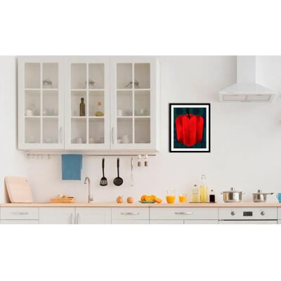 QUEENCE - Paprika Art - 40 cm x 50 cm - Framed Wall Art QUEENCE - Paprika Art - 40 cm x 50 cm - Framed Wall Art