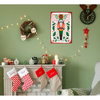 QUEENCE - Nutcracker - 30x45 cm - Hochformat - Metal wall art QUEENCE - Nutcracker - 30x45 cm - Hochformat - Metal wall art