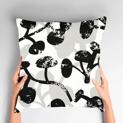 QUEENCE - Iduna - Grau - 40x40 cm - Kissenbezug QUEENCE - Iduna - Grau - 40x40 cm - Kissenbezug