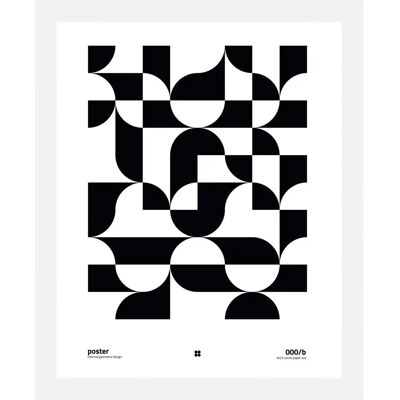 QUEENCE Checkers Wandbild - 50x70cm, Gerahmt, Schwarz QUEENCE Checkers Wandbild - 50x70cm, Gerahmt, Schwarz