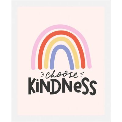 QUEENCE - Choose Kindness - 30x40 cm - Hochformat - Gerahmt QUEENCE - Choose Kindness - 30x40 cm - Hochformat - Gerahmt