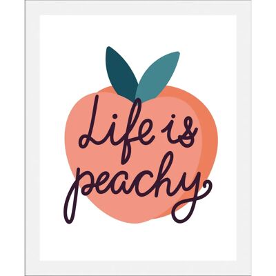 QUEENCE - Life is peachy - Rosa - 40x50 cm - Wandbild QUEENCE - Life is peachy - Rosa - 40x50 cm - Wandbild