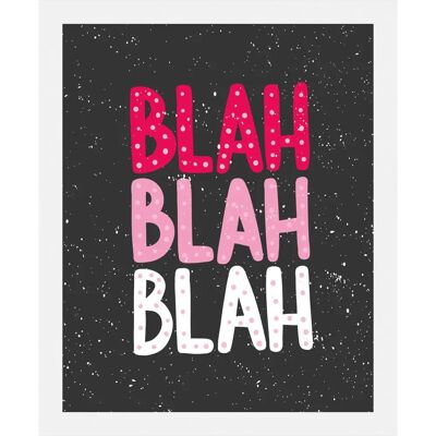 QUEENCE Pink Hochformat Wandbild - Schriftzüge 50x70cm QUEENCE Pink Hochformat Wandbild - Schriftzüge 50x70cm
