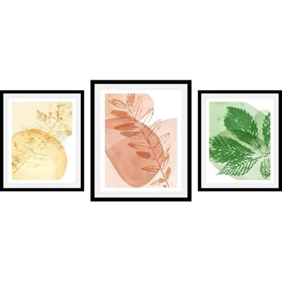 QUEENCE Hermia Wandbild - Blumen Hochformat - 30x40cm - Orange QUEENCE Hermia Wandbild - Blumen Hochformat - 30x40cm - Orange