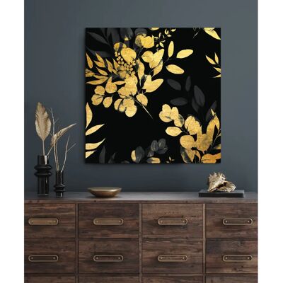 LEONIQUE Eukalyptus Goldblatt Acrylbild - Wandkunst LEONIQUE Eukalyptus Goldblatt Acrylbild - Wandkunst