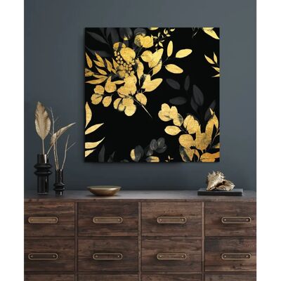 LEONIQUE - Eukalyptus - 40x40 cm - Acrylglasbild mit Blattgold - Acrylic print LEONIQUE - Eukalyptus - 40x40 cm - Acrylglasbild mit Blattgold - Acrylic print