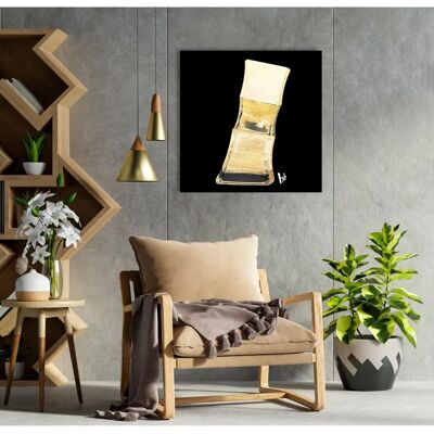 Bruno Banani Acrylbild - Goldakzente, Große Größe, Rahmenlos Bruno Banani Acrylbild - Goldakzente, Große Größe, Rahmenlos