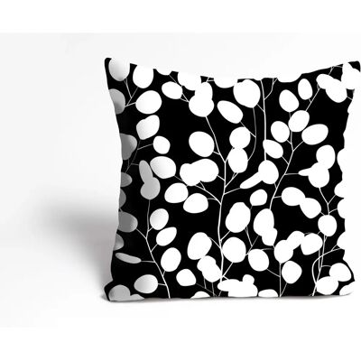 MY HOME - Eukalyptus - 40x40 cm - Schwarz - Pillow Cover MY HOME - Eukalyptus - 40x40 cm - Schwarz - Pillow Cover