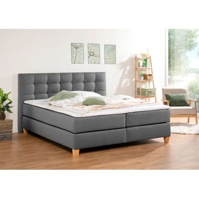 HOME AFFAIRE Moulay 200x200cm Boxspringbett - Komplettbett mit Topper HOME AFFAIRE Moulay 200x200cm Boxspringbett - Komplettbett mit Topper