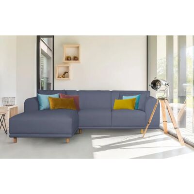 Andas Maroon L-Form Sofa - Skandinavisches Design Andas Maroon L-Form Sofa - Skandinavisches Design
