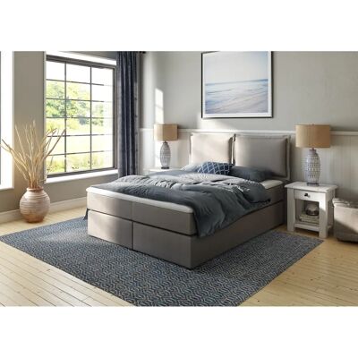 Home Affaire Lysann Grau Boxspringbett - Boxspringbett Home Affaire Lysann Grau Boxspringbett - Boxspringbett