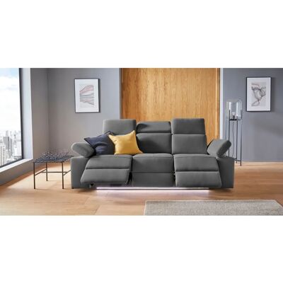 PLACES OF STYLE Kilado 3-Sitzer Sofa - Relax, Grau PLACES OF STYLE Kilado 3-Sitzer Sofa - Relax, Grau