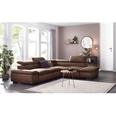 Home affaire Alberto L-Form Sofa - Vintage-Mikrofaser, Ottomane rechts, Ohne Bettfunktion Home affaire Alberto L-Form Sofa - Vintage-Mikrofaser, Ottomane rechts, Ohne Bettfunktion