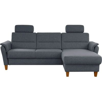 HOME AFFAIRE Palmera L-Form Sofa - Mikrofaser, Grau, 244x89x163cm HOME AFFAIRE Palmera L-Form Sofa - Mikrofaser, Grau, 244x89x163cm
