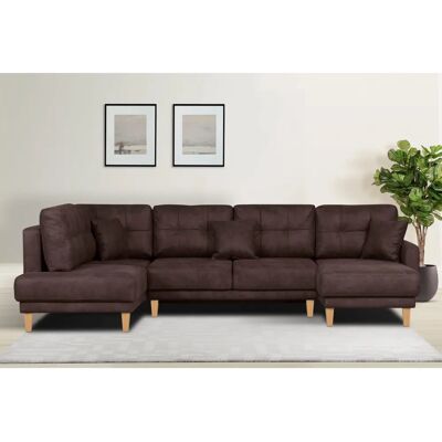 Home AFFAIRE Triplo U-Form Sofa - U-Form Design mit Schlaffunktion Home AFFAIRE Triplo U-Form Sofa - U-Form Design mit Schlaffunktion