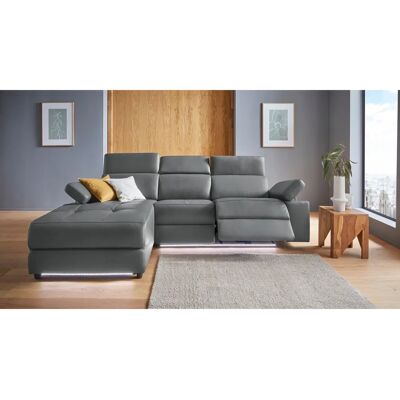 Places of Style Kilado L-Form Sofa - Elektrische Relaxfunktion, Grau Places of Style Kilado L-Form Sofa - Elektrische Relaxfunktion, Grau