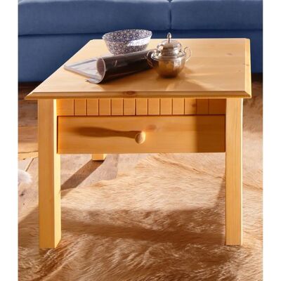 HOME AFFAIRE Lisa FSC-zertifizierter Kiefer quadratischer Couchtisch - Couchtisch HOME AFFAIRE Lisa FSC-zertifizierter Kiefer quadratischer Couchtisch - Couchtisch